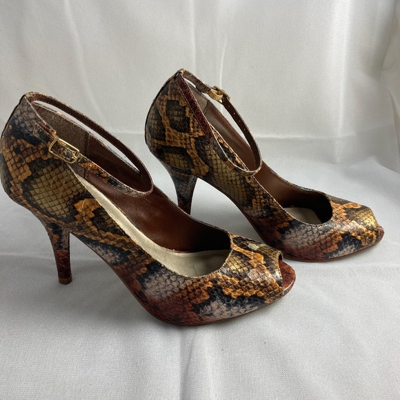 Diba Snakeskin design heels size 6.5 - Picture 3 of 8